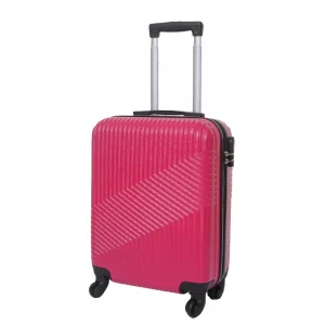 22 ''rigid ABS travel bags, Multicolor, 50x35x20cm travel suitcases, expandable Trolley durable lightweight cabin with 4 rotating double wheels and closure