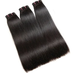 26 28 30Inch Bone Straight Brazilian Human Hair Weave 1 3 4 Bundles Raw Virgin Remy Indian Doule Drawn Wholesale Natural 50g
