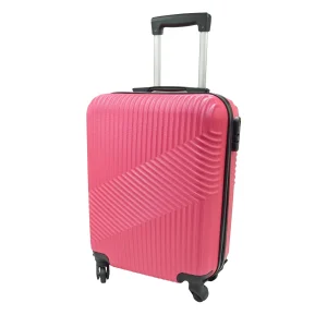 22 ''rigid ABS travel bags, Multicolor, 50x35x20cm travel suitcases, expandable Trolley durable lightweight cabin with 4 rotating double wheels and closure