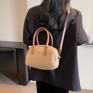 2023 Luxury Margaux 15 Suede Handbags Large Capacity Senior The Tote Bags Ladies High Quality Retro Crossbody Bags Designer Bags