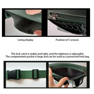 New Barber Salon Hair Scissor Bag Clips Comb Hairdressing Waist Pack Belt Tool Holster Bag Holder