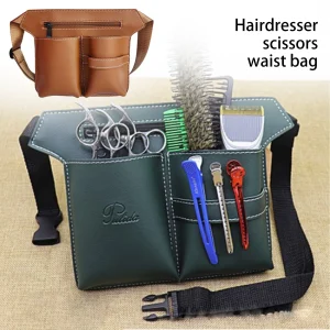 New Barber Salon Hair Scissor Bag Clips Comb Hairdressing Waist Pack Belt Tool Holster Bag Holder