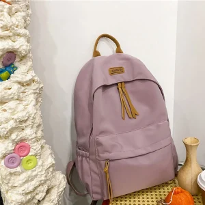 Kawaii Large-capacity All-match Backpack Korean Version Simple Storage Bag Back to School Office Supplies Cute Stationery