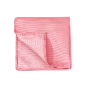 Handkerchief Pocket Square Striped Solid Color Kerchief Formal Business Party Wedding Handkerchief Suit Hanky Jacquard Woven