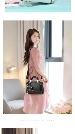 Summer New Women's Bag Large Capacity Women Simple Shoulder Bag 2024 New Handbag with Wallet Crossbody Small Bag Bolso Mujer