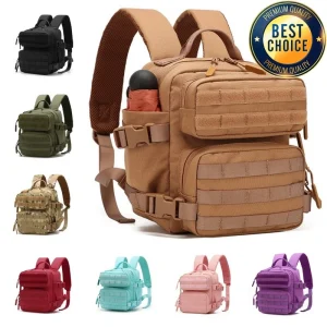 New Camping Hiking Backpack Tactical Molle 900D Men&Women School Bag Outdoor Gym Ruckdack Shoulder Pack with Dual Cup Holder