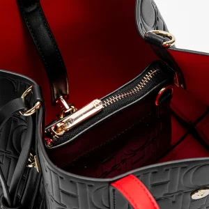 CHCH Women's Tote Bag New Steel Embossed Handheld Bun Mother Shopping Bag