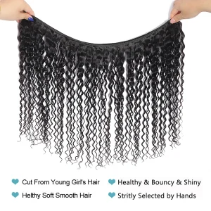 BAHW 12A Malaysia Water Wave Bundles Human Hair Weave 1/3/4PCS Water Curly Hair Cheap Price Virgin Hair Bundles Extensions