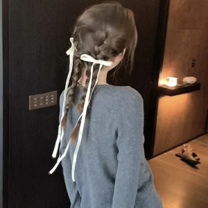 2pc Hot Cute Colorful Ribbon Bow Hairpin Hair Side Clips Grips for Girls Women Child Holiday Hair Party Accessories Headband