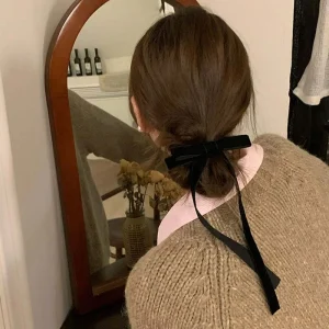 Vintage Red Velvet Bow Hair Clip For Women Girls Korean Long Tassel Ribbon Hairpins Barrettes Headwear Hair Accessories