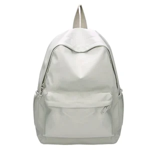 Popular Ladies Solid Color Shopping Knapsack Students Casual Large Capacity School Rucksacks Women Nylon Shoulder Backpack