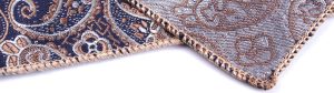 Vintage Paisley Men British Design Floral Print Pocket Square Handkerchief Chest Towel Suit Accessories