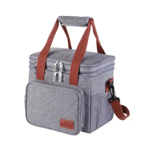 Double Layer Oxford Cloth Aluminum Foil Insulated Lunch Bag For Women Men Portable Tote Cooler Lunch Box Student Bento Handbag