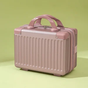 14-Inch Carry-On Hand Suitcase Cosmetic Bag Small Cabin Travel Mini Carrier Suitcase Storage Box Makeup Cases Luggage for Women