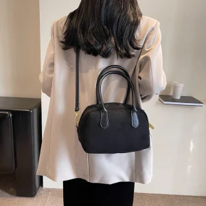 2023 Luxury Margaux 15 Suede Handbags Large Capacity Senior The Tote Bags Ladies High Quality Retro Crossbody Bags Designer Bags