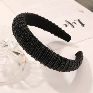 Luxury Pearl Wide Headbands For Women Girls Headwear Fashion Headbands Female Hair bands Head Hoop Hair Accessories